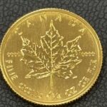 K24IG カナダ・メイプルリーフ金貨 1/4オンス