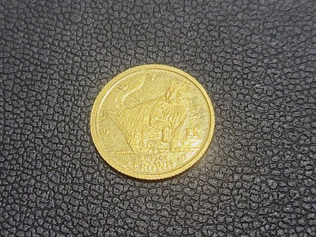 K24 マン島キャット金貨 1/25oz