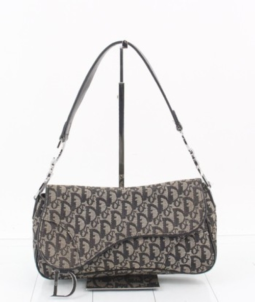 ディオール　Dior　サドルバッグ　ハンドバッグ　トロッター柄　ブランドバッグ　ブランド品