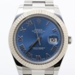 ROELX ロレックス デイトジャスト 116334 ランダム番 オイスターブレス SS ブルーローマン
