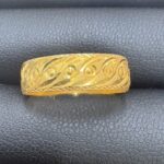 金K18 デザインリング 4.2g 18金 アクセサリー 貴金属