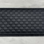 GUCCI グッチ マイクロGG ブラックレザー 長財布 付属品有