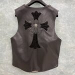CHROME HEARTS クロムハーツ レザー ベスト インボイス無