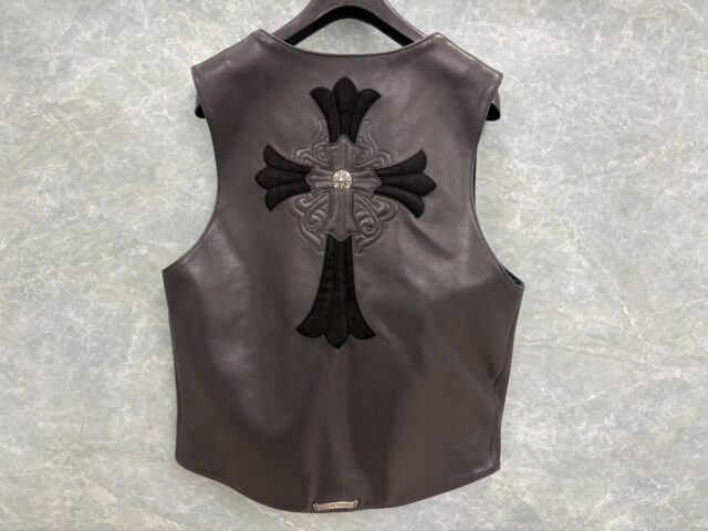 CHROME HEARTS クロムハーツ レザー ベスト インボイス無