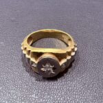 貴金属 指輪/リング Pt900/K18  D0.1ct MD0.02ct