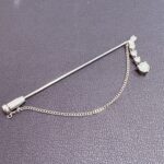 貴金属 プラチナ Pt900 ピンブローチ