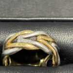 Pt900/K18　金/プラチナ　コンビリング