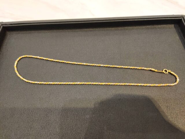 K18/pt850　18金/プラチナ850 コンビネックレス