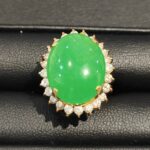 ヒスイ/翡翠　K18/18金　リング/指輪　アクセサリー