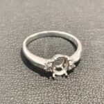 Pt850/プラチナ850　石の取れた指輪/リング