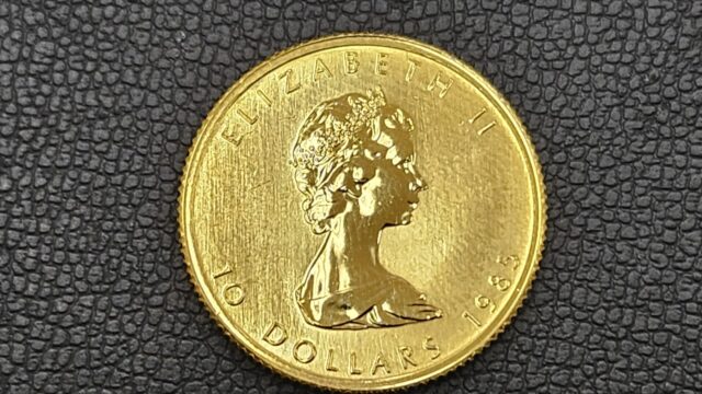 金 金貨 24金 純金 メイプルリーフ金貨