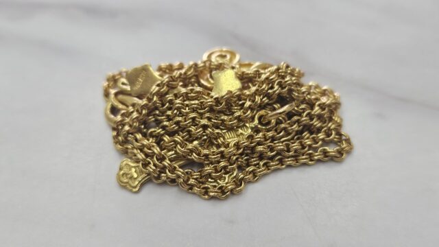 金 18金 750刻印  ネックレス リング ジュエリー