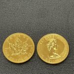 K24IG　カナダ・メイプルリーフ金貨　1/4オンス
