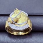 貴金属 指輪 18金 プラチナ コンビリング 