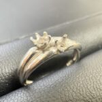 Pt900 プラチナ リング 石取れ アクセサリー