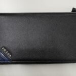 PRADA プラダ レザー ラウンドファスナー 長財布 付属品有