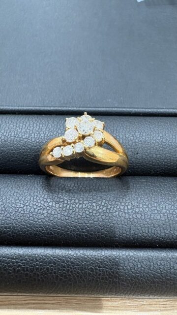 貴金属 指輪 18金 K18 リング MD 0.50ct