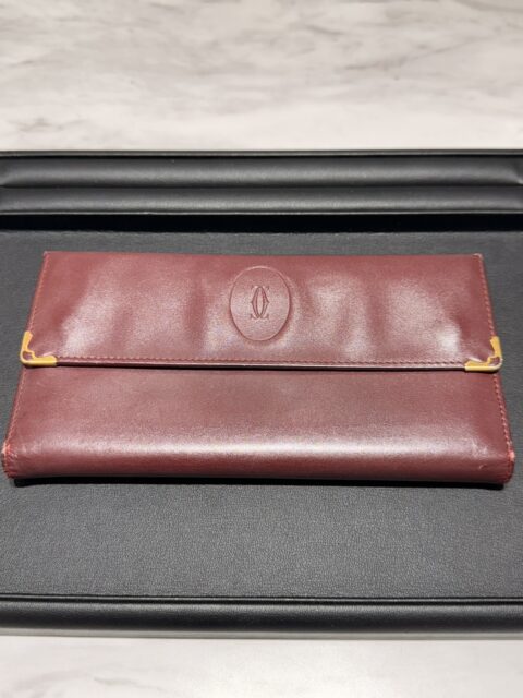 Cartier カルティエ レザー 財布 長財布 袋あり