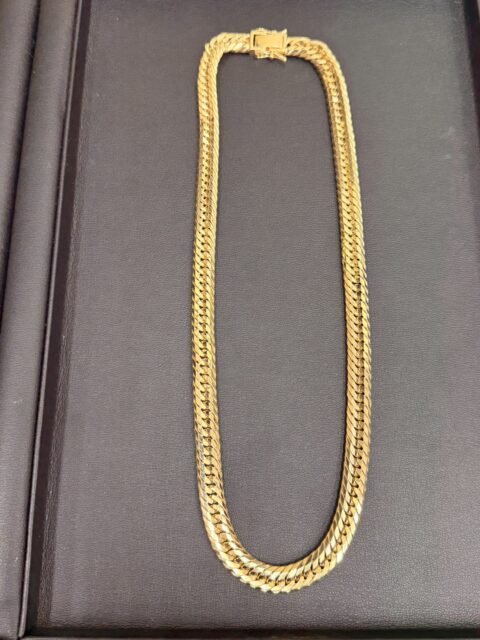 K18 喜平ネックレス 6面トリプル