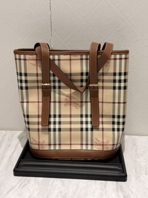バーバリー BURBERRY トートバッグ ノヴァチェック PVC