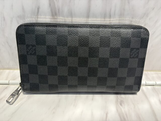 LVダミエ グラフィットオーガナイザー ラウンドファスナー長財布