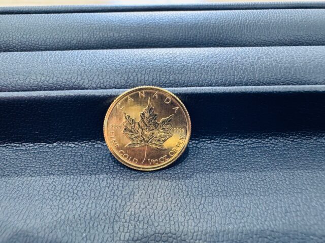 金 金貨 K24 メープルリーフ金貨 1/10oz